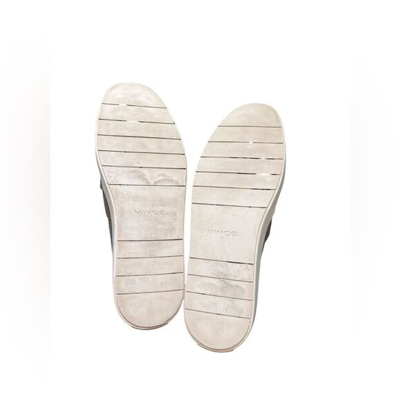 VINCE Blair Perforated Leather Slip-On Sneakers - Picture 3 of 8